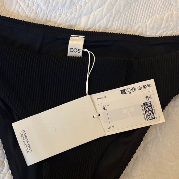 COS Black Ribbed Bikini Bottom - Picture 4 of 4